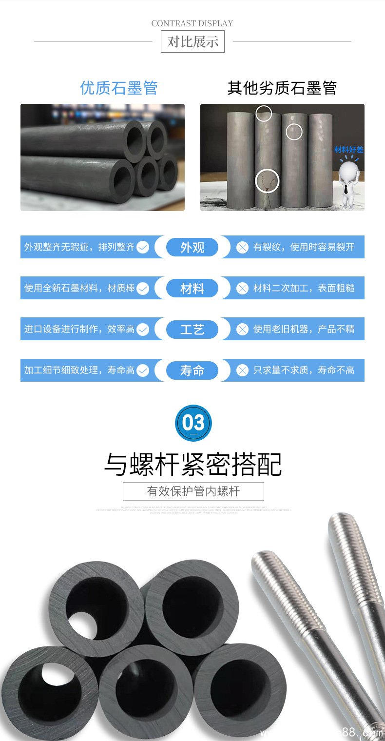 石墨真空炉发热管