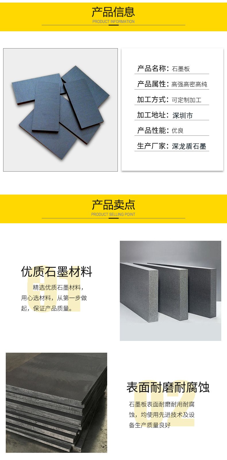 石墨板